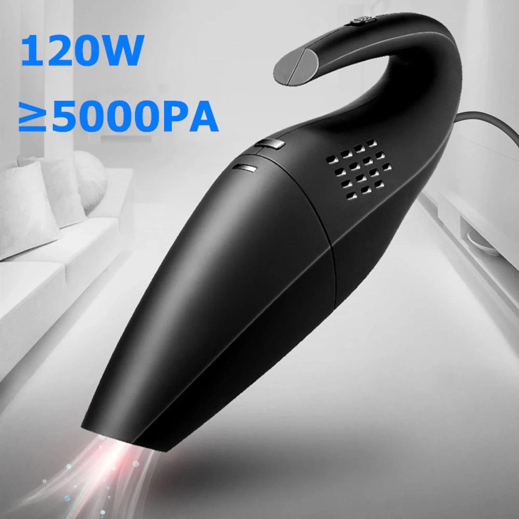 120W Portable Handheld Corded Car Vacuum Cleaner