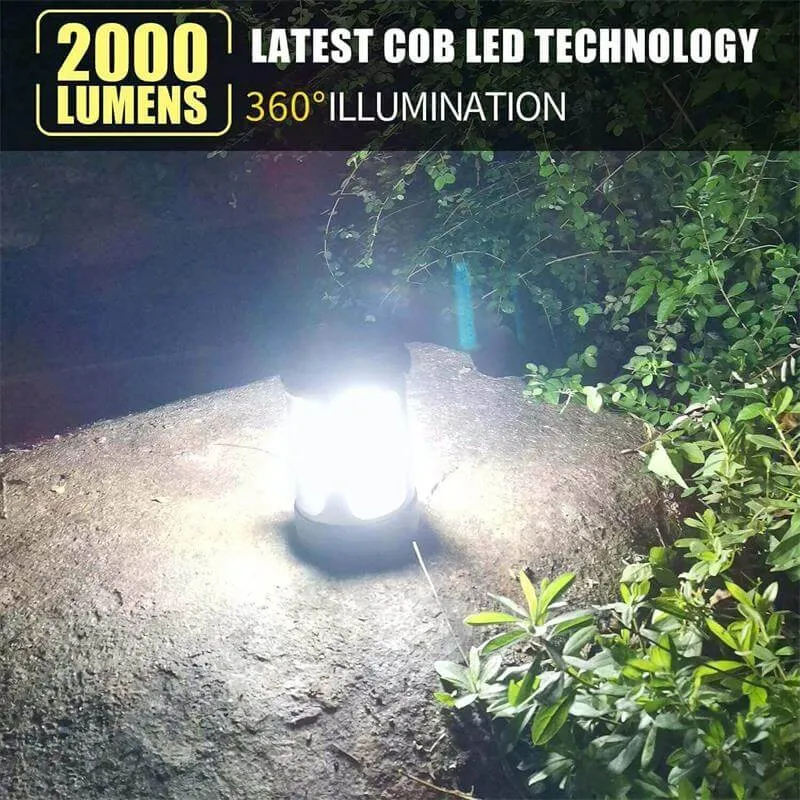 2000 Lumens Rechargeable Camping Lantern