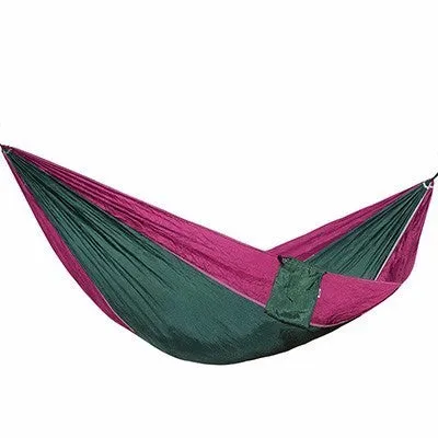 210T Nylon Material Hammock High Quality Durable Safety Adult Hamac For Indoor Outdoor Hanging Sleeping Removable Soft Hamak Bed