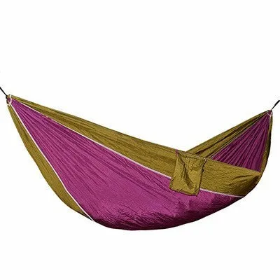 210T Nylon Material Hammock High Quality Durable Safety Adult Hamac For Indoor Outdoor Hanging Sleeping Removable Soft Hamak Bed