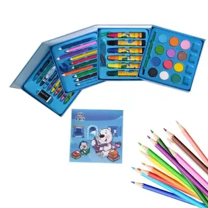 Art Supplies with Portable Art Box (48 Pieces)