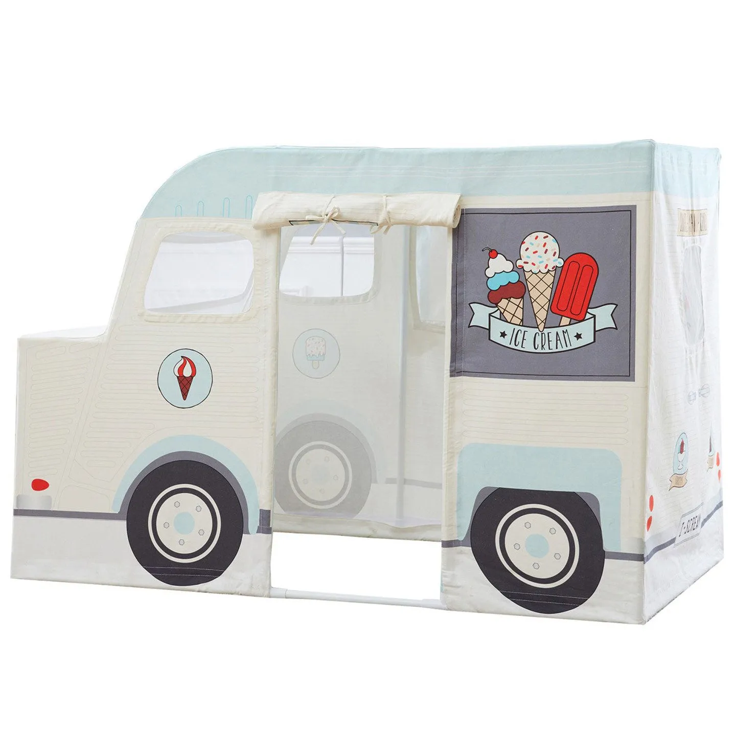 Asweets Indoor 59x32x40 In Kid Ice Cream Truck Pretend Play House Tent(Open Box)