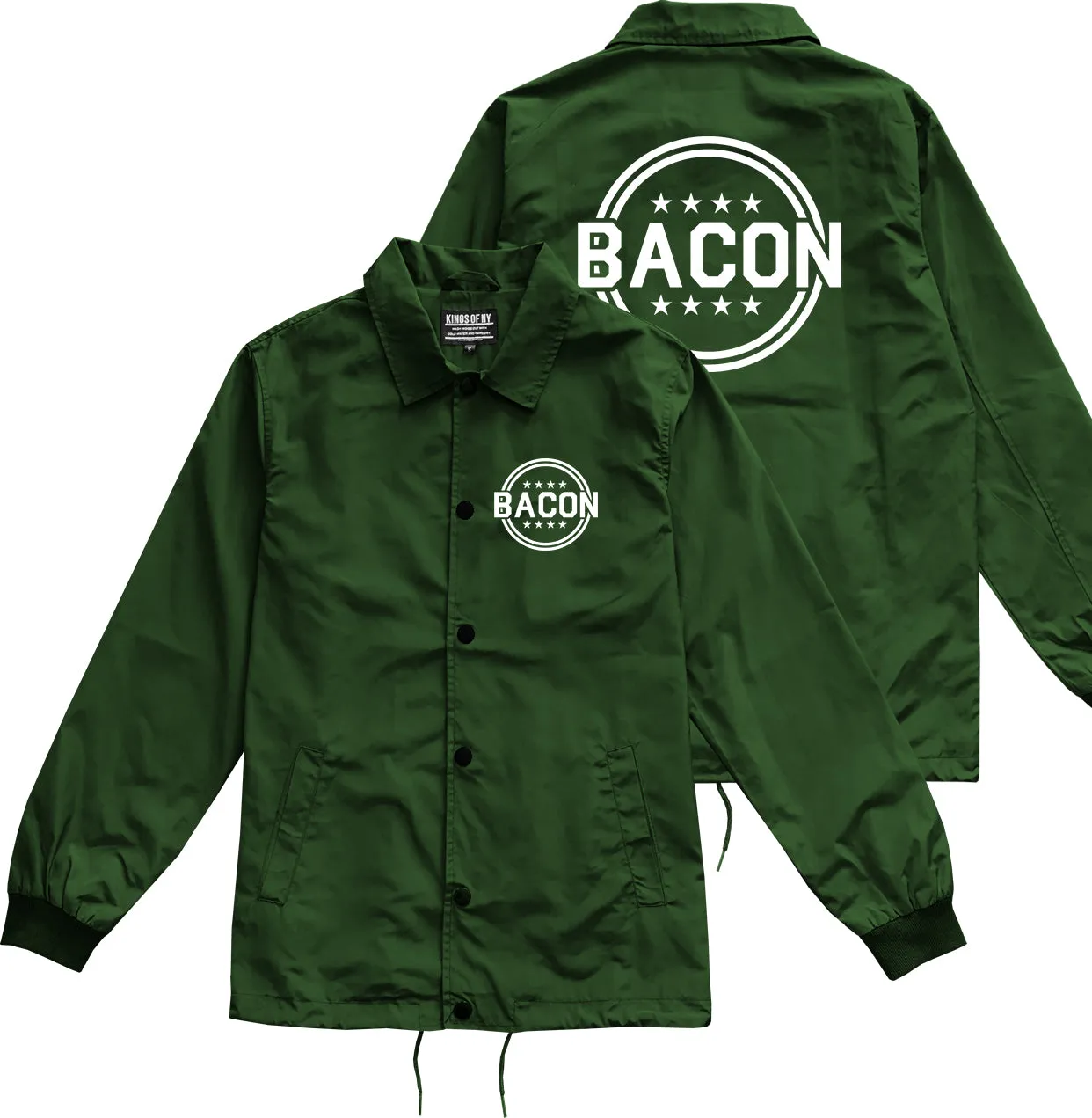 Bacon Stars Mens Coaches Jacket