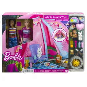 Barbie Let's Go Camping Tent Playset