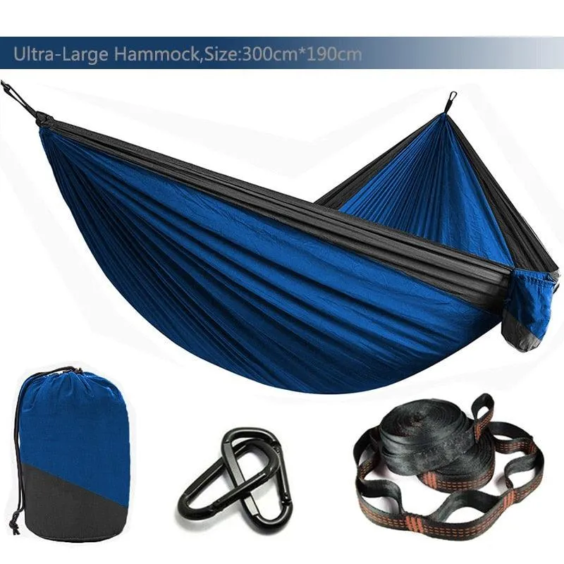 Camping Hammock Single & Double Portable and Lightweight High-strength parachute fabric