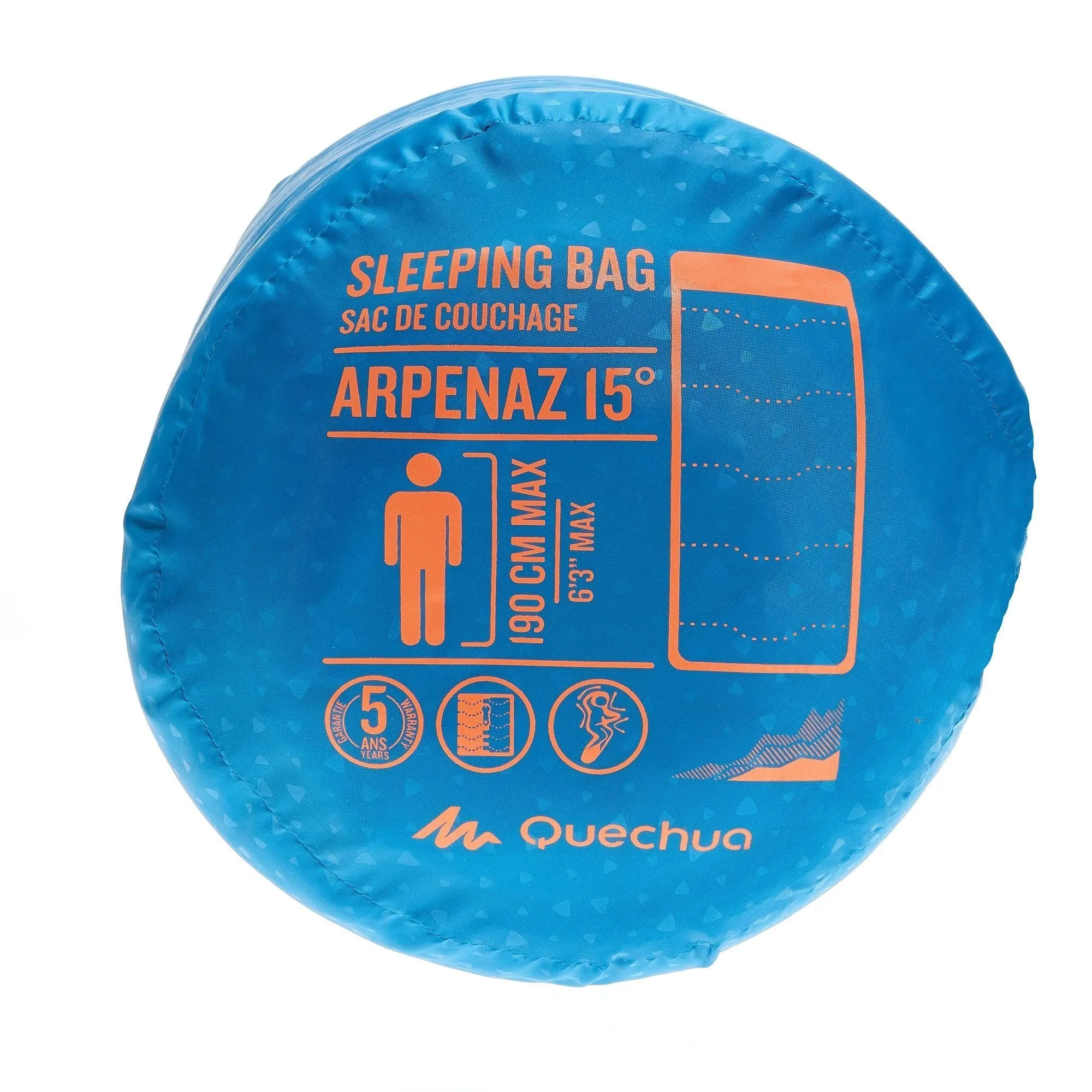 Camping sleeping bag Arpenaz - 60°F