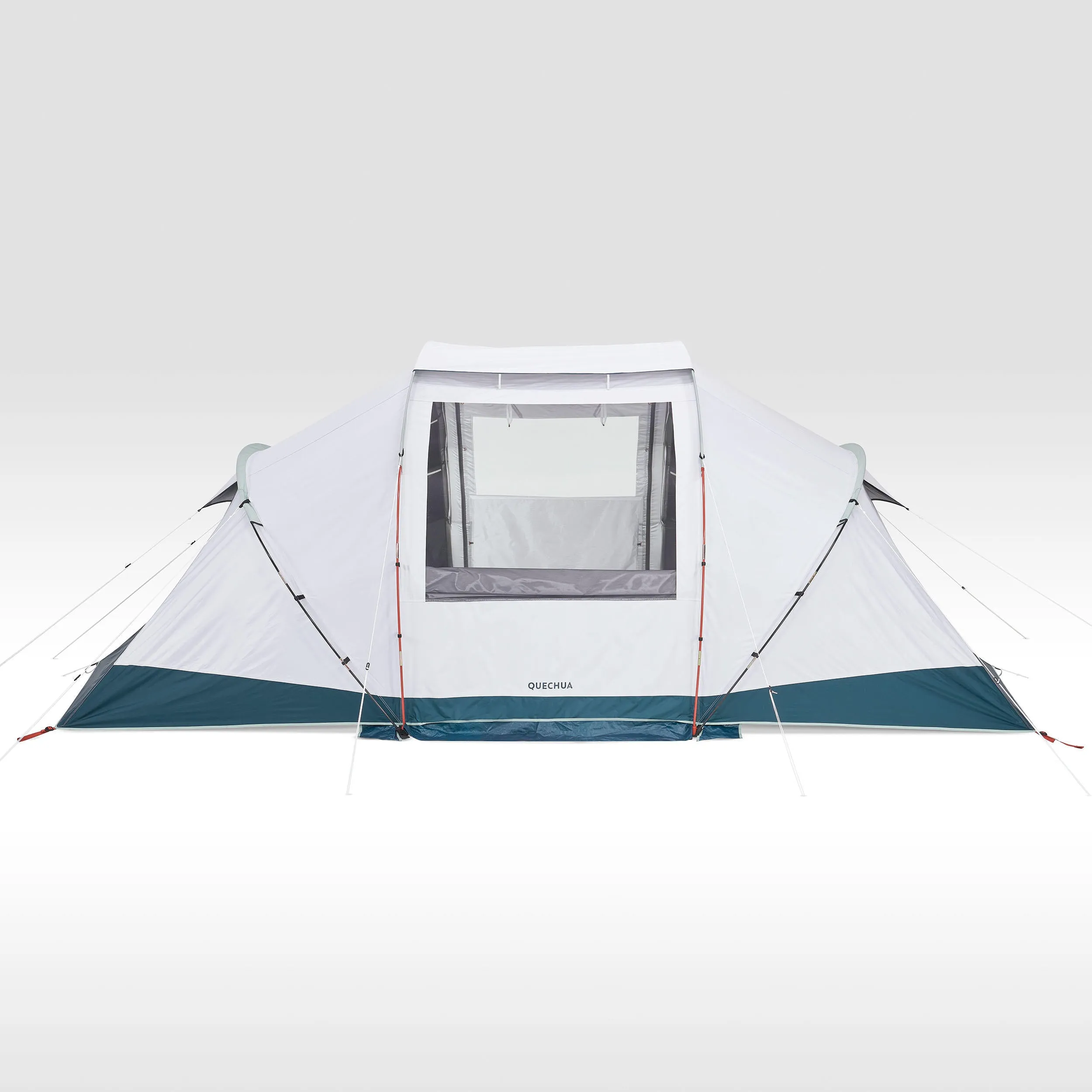 Camping tent Quechua Fresh & Black Arpenaz 4.2 4-person, white/blue