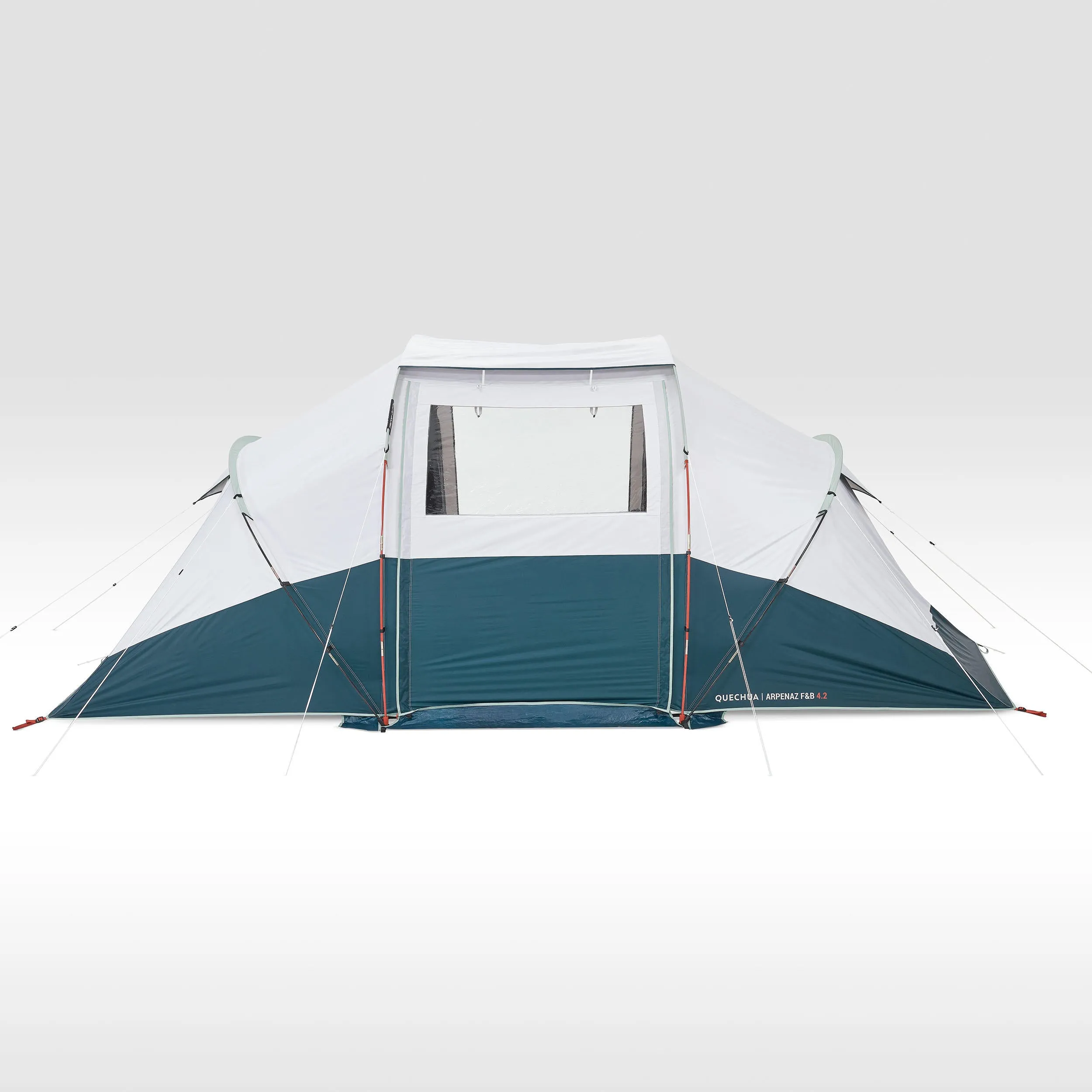 Camping tent Quechua Fresh & Black Arpenaz 4.2 4-person, white/blue