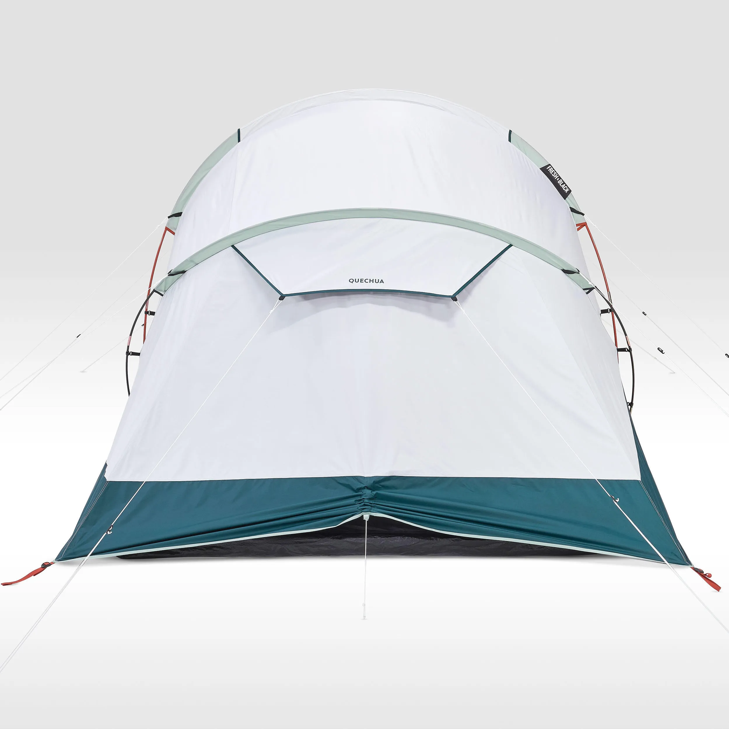 Camping tent Quechua Fresh & Black Arpenaz 4.2 4-person, white/blue