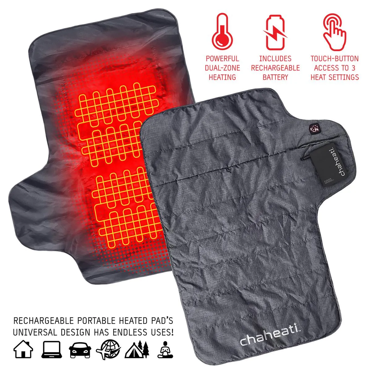 Chaheati 7V Portable Heated Seat Pad