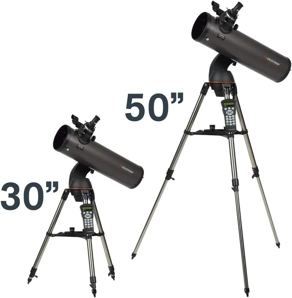 Computerized Telescope, Compact and Portable, Newtonian Reflector Optical Design, SkyAlign Technology, Computerized Hand Control, 130mm Aperture