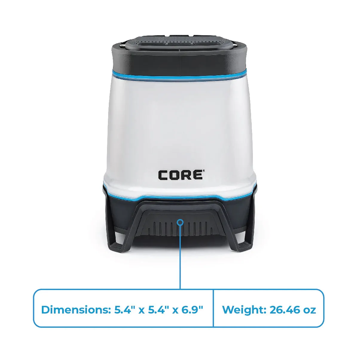 CORE 1250 Lumen Rechargeable Lantern with Bluetooth Speaker