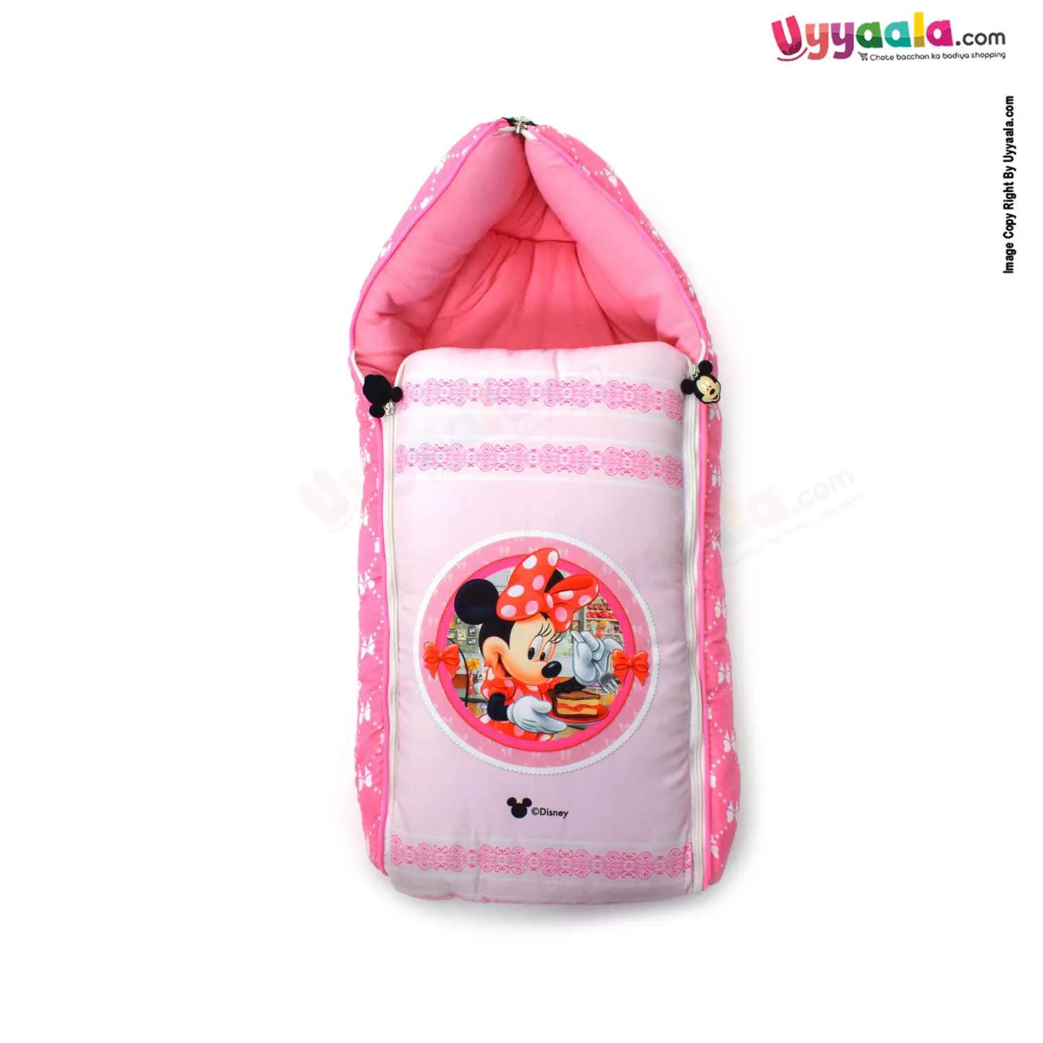 DISNEY Baby Carry Nest (Sleeping Bag) Cotton Disney Print 0 m Age, Pink