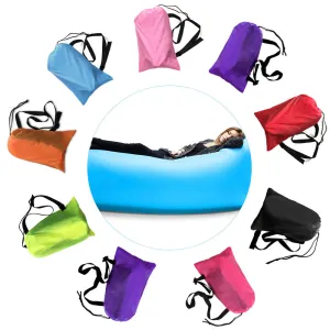 Easy Inflatable Hiking Camping Beach Banana Bed Sofa Lounge - Sleeping Bags Available in 14 Colors