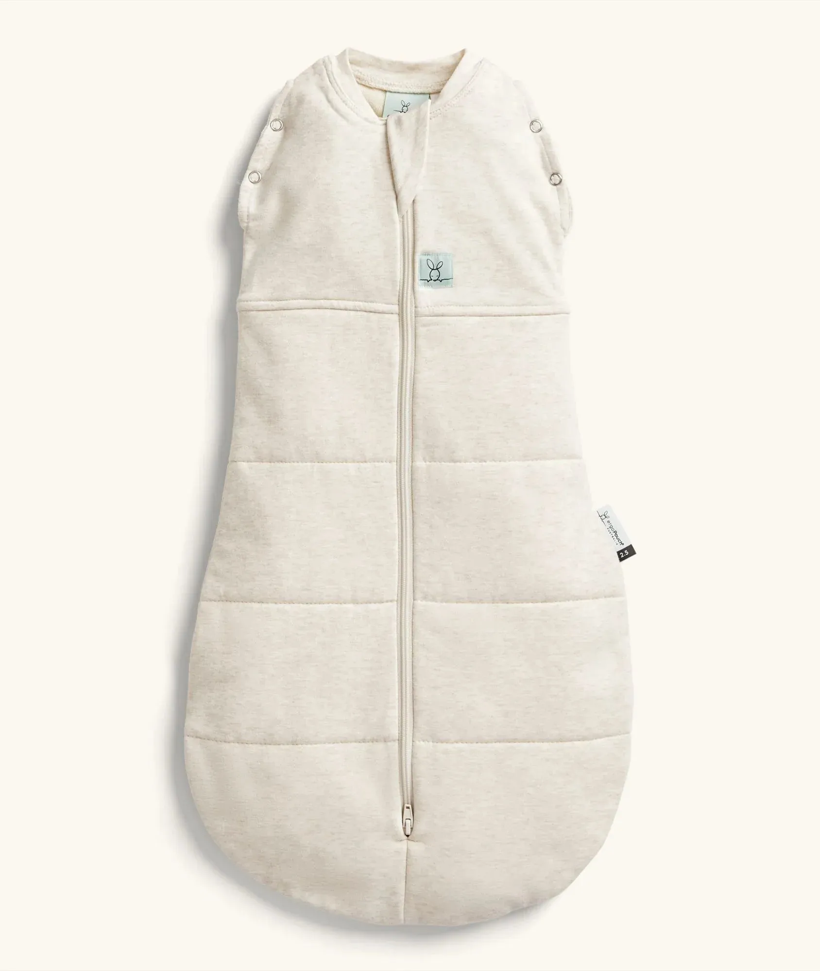 Ergopouch Cocoon Inbaker Slaapzak 70cm Tog 2.5 | Oatmeal Marle