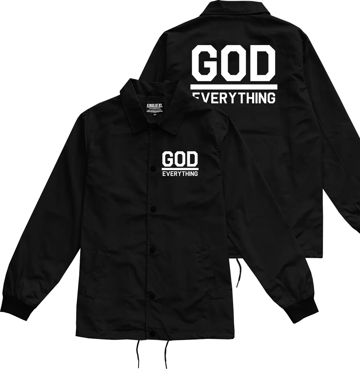 God Over Everything Mens Coaches Jacket