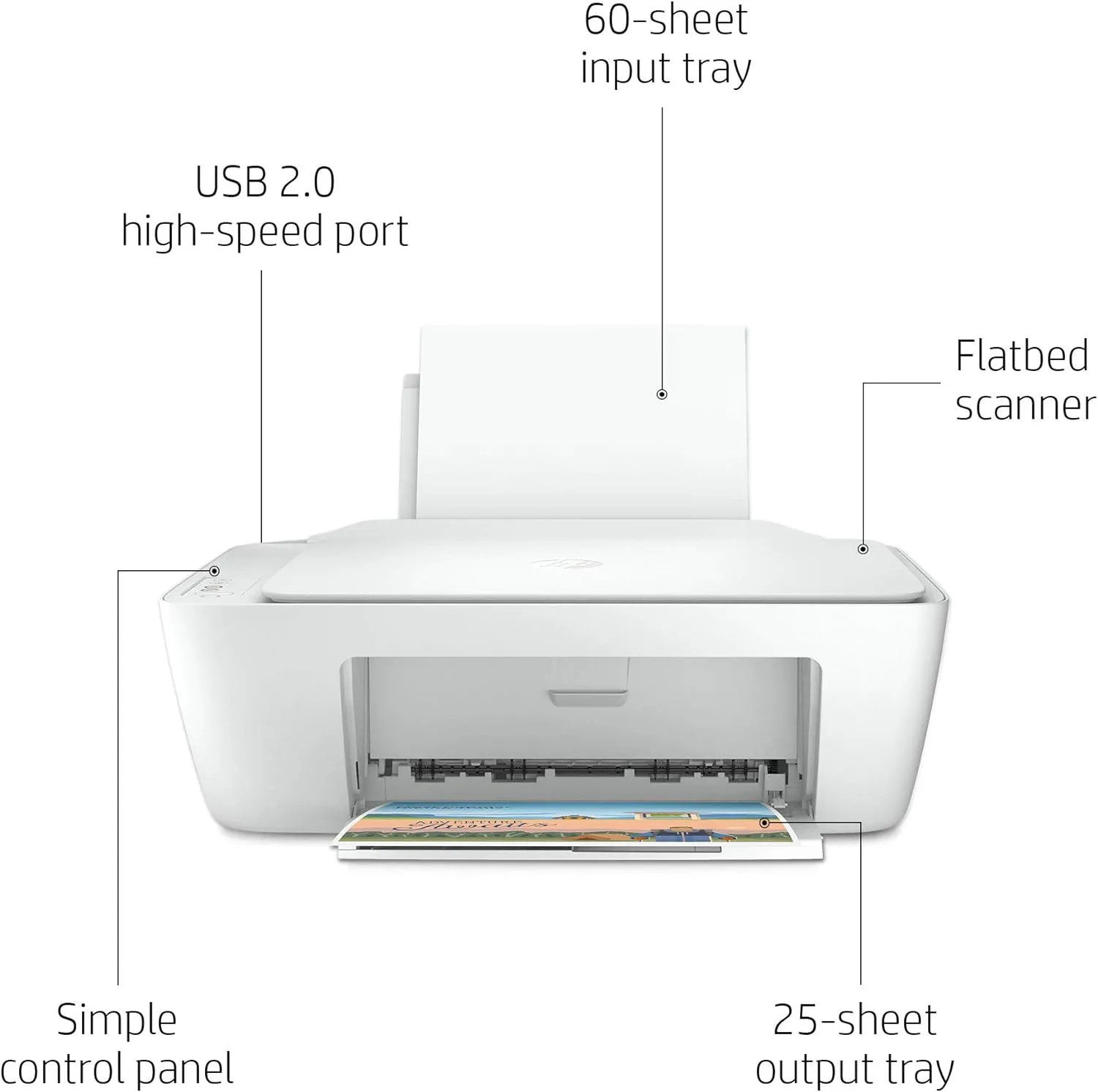 Hp Deskjet 2320 All-In-One Printer- Print, Scan, And Copy - [7Wn42B ]