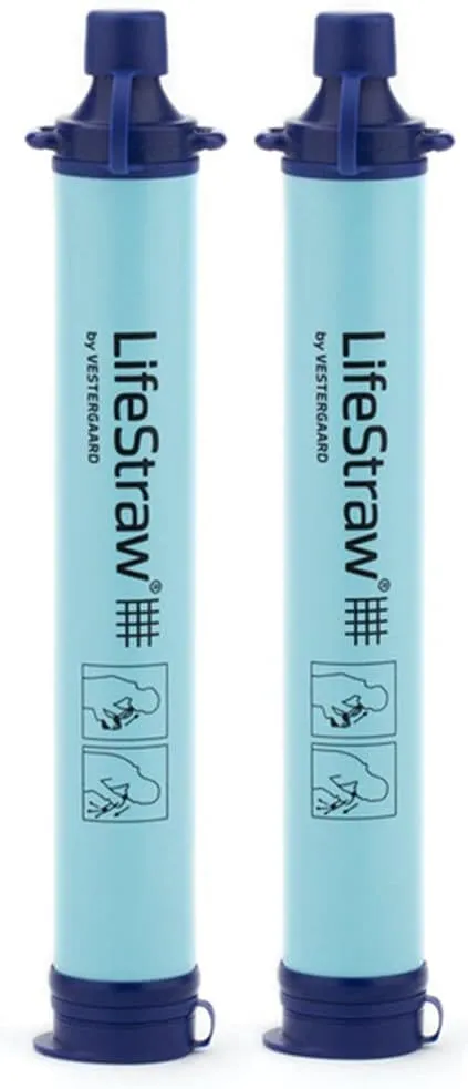 ITEM# 0209   LifeStraw Personal Water Filter for Hiking, Camping, Travel, and Emergency Preparedness (Watch Video)