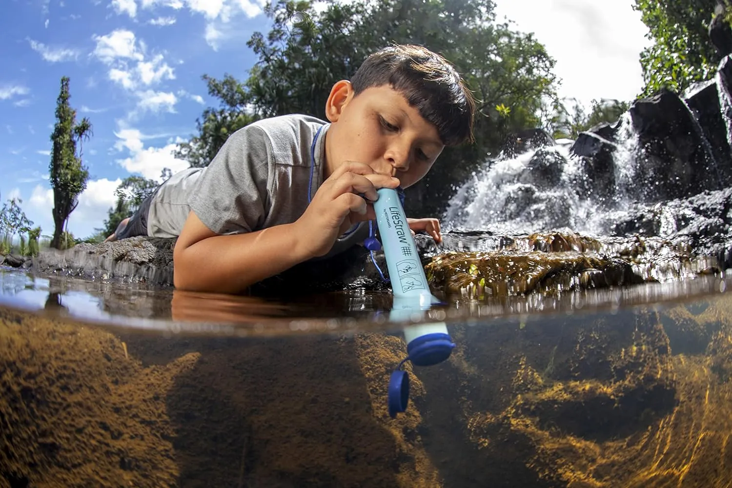 ITEM# 0209   LifeStraw Personal Water Filter for Hiking, Camping, Travel, and Emergency Preparedness (Watch Video)