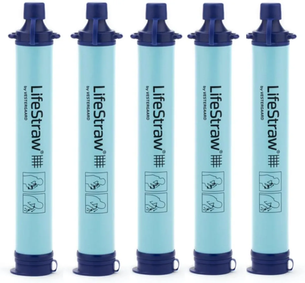 ITEM# 0209   LifeStraw Personal Water Filter for Hiking, Camping, Travel, and Emergency Preparedness (Watch Video)