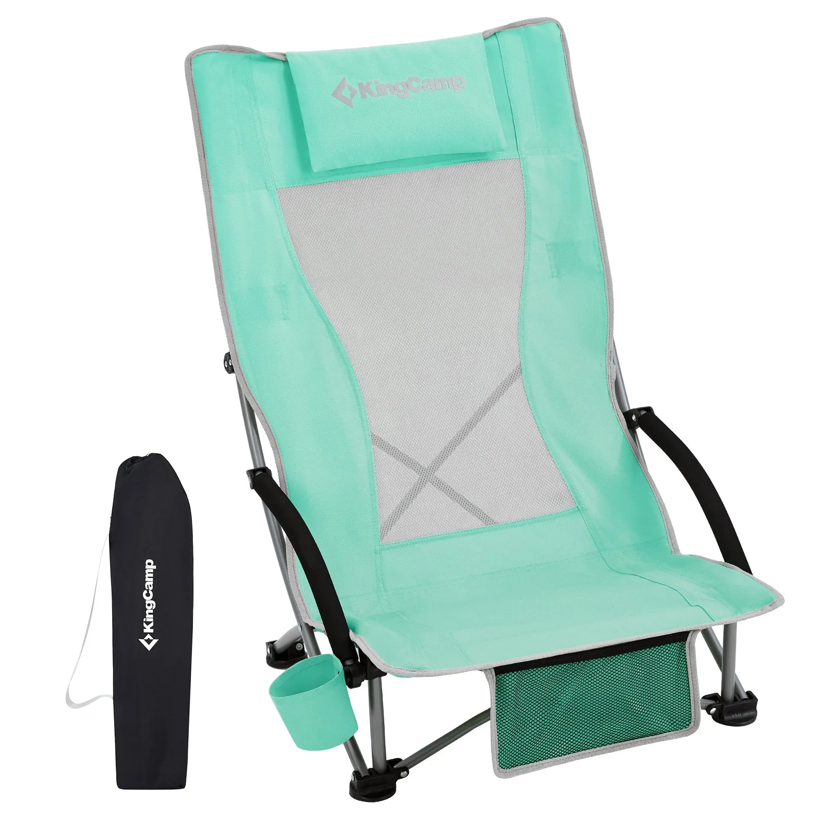 KingCamp High Mesh Back Beach Folding Chair