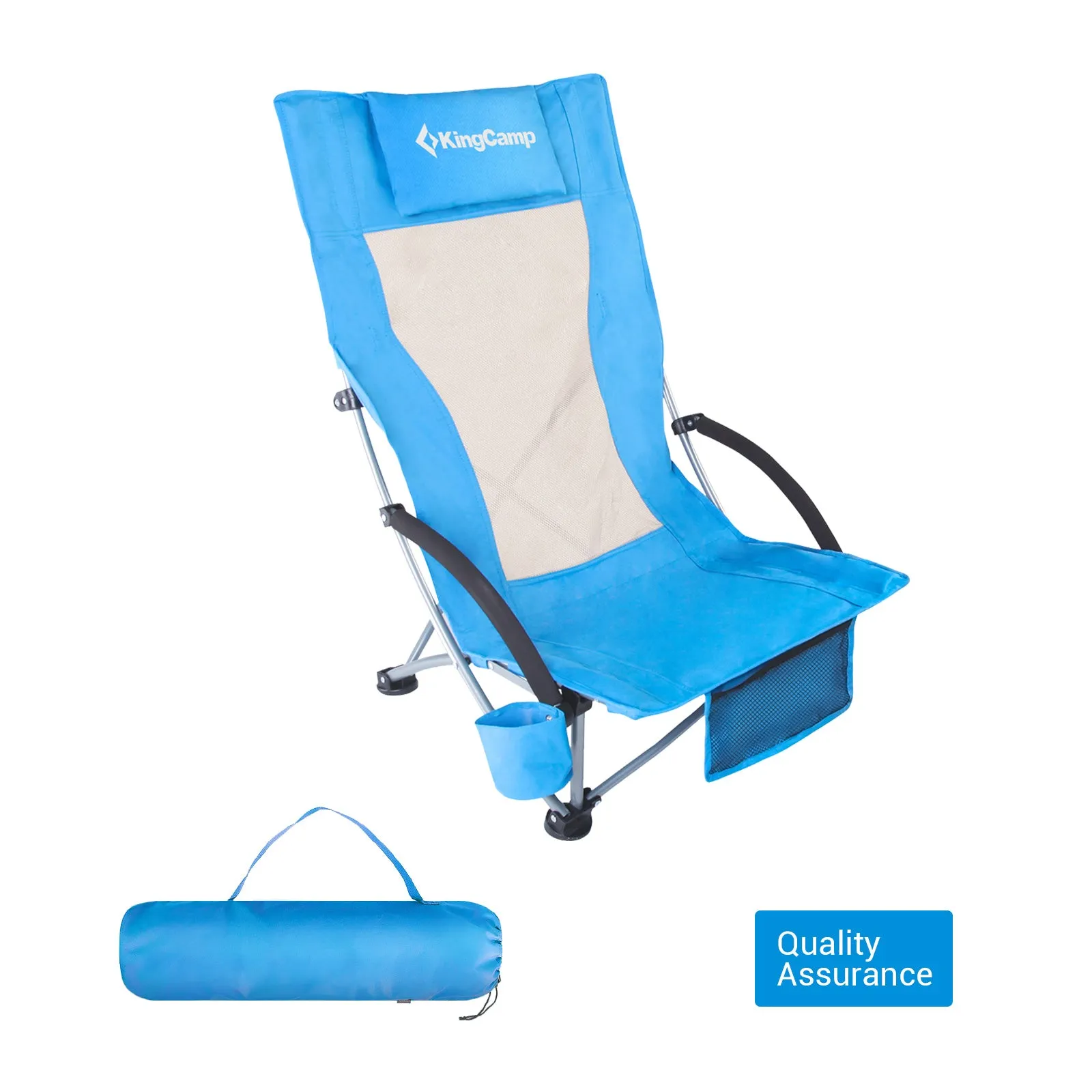 KingCamp High Mesh Back Beach Folding Chair