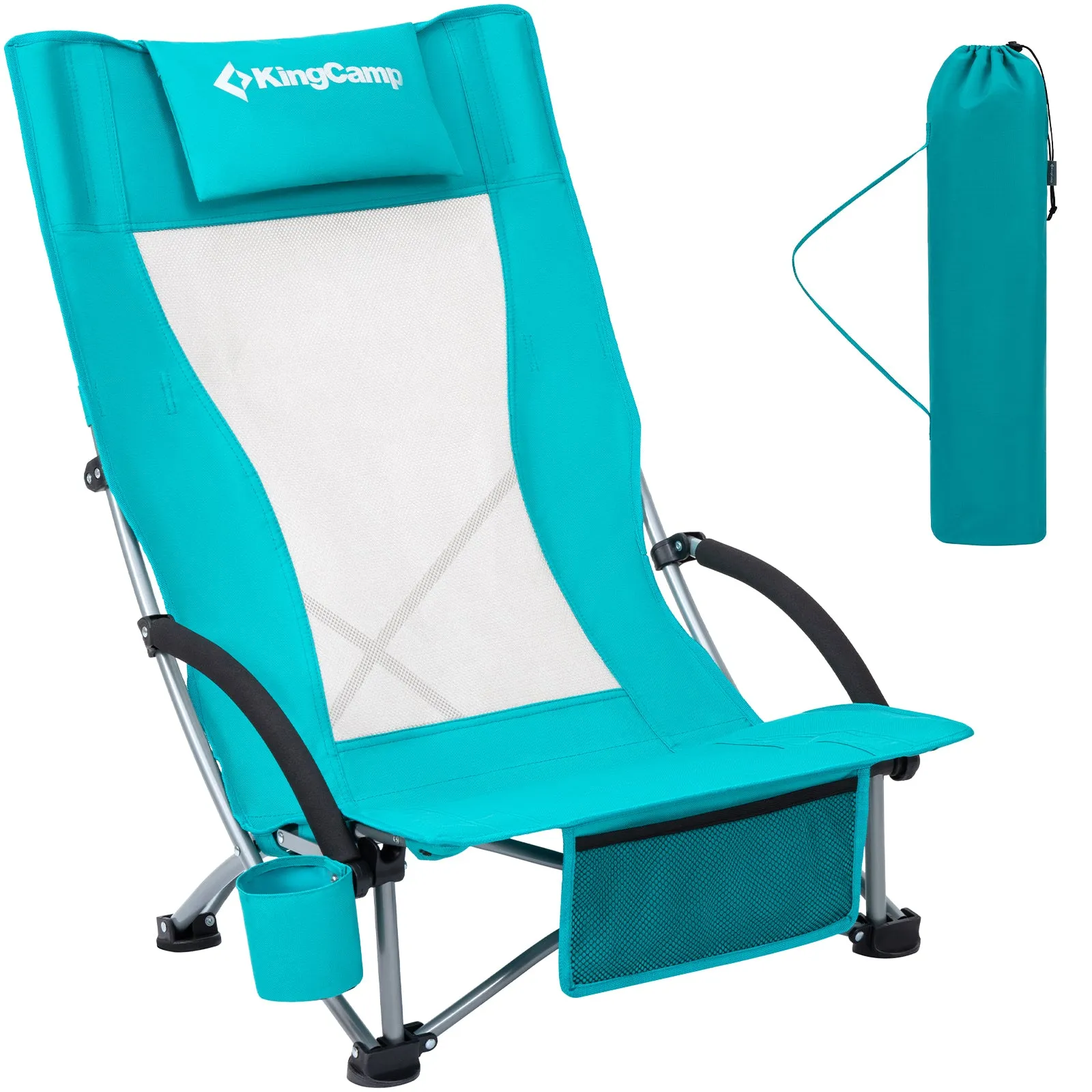 KingCamp High Mesh Back Beach Folding Chair