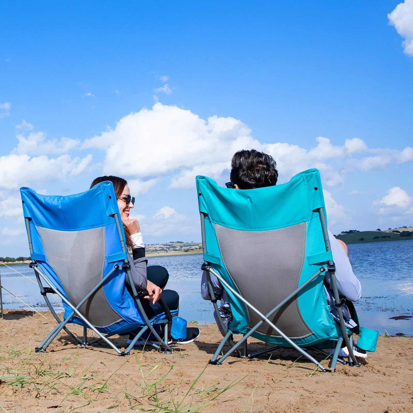 KingCamp High Mesh Back Beach Folding Chair