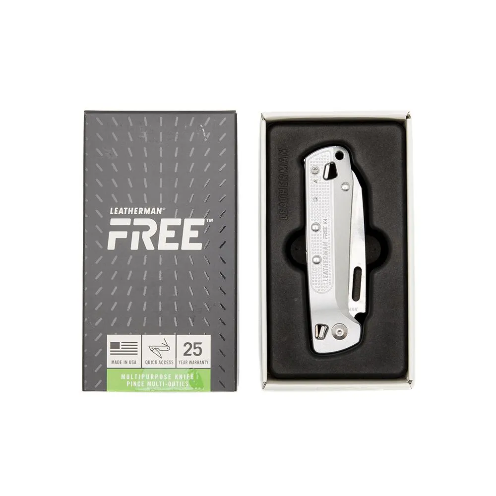 Leatherman Free K4 Pocket Knife / Silver