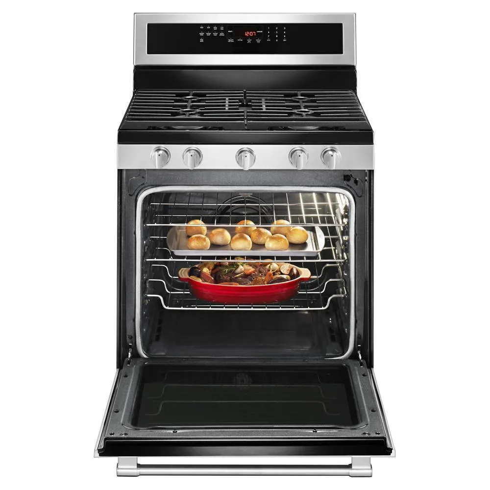 Maytag 30-Inch Wide Gas Range With True Convection And Power Preheat - 5.8 Cu. Ft.