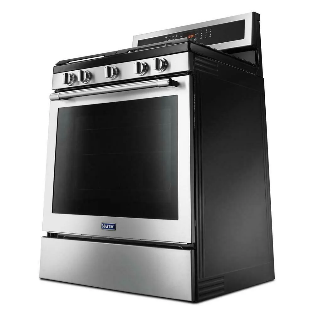 Maytag 30-Inch Wide Gas Range With True Convection And Power Preheat - 5.8 Cu. Ft.