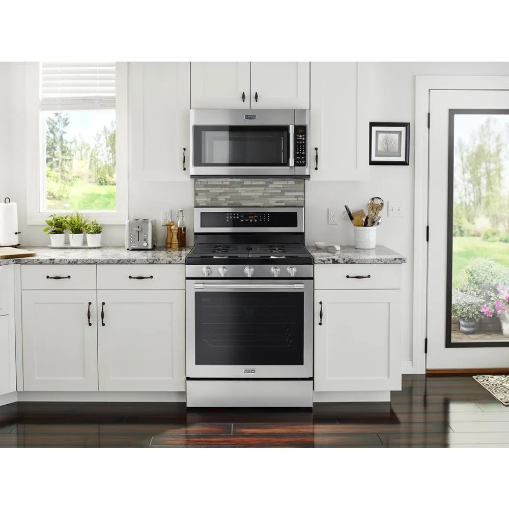 Maytag 30-Inch Wide Gas Range With True Convection And Power Preheat - 5.8 Cu. Ft.