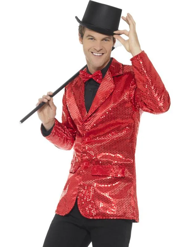 Mens Costume - Red Sequin Jacket