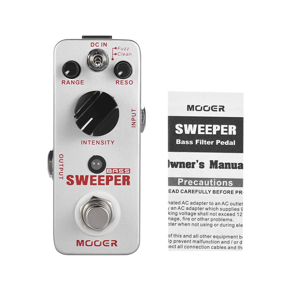 Mooer Sweeper Dynamic Envelope Filter Guitar Bass Effect Pedal Fuzz / Clean