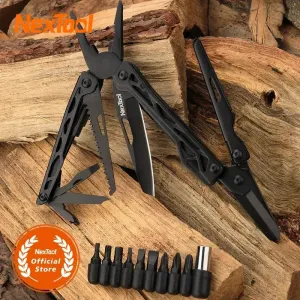 NexTool Black Knight 11-In-1 Multi-Function Knife - Survival Multi-Tool Kit