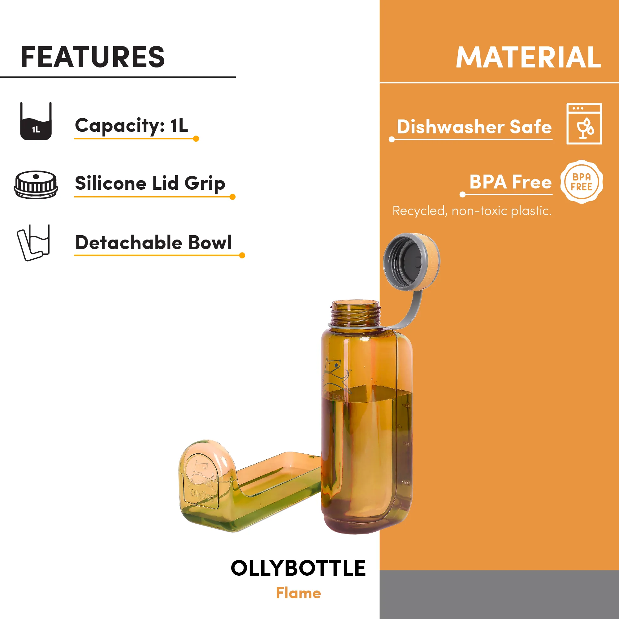 OllyBottle in Flame | Water Sharing System