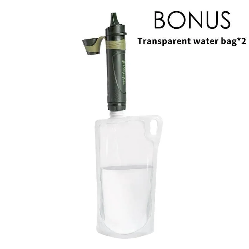 Outdoor Portable Compact Plastic Fresh Water Filter