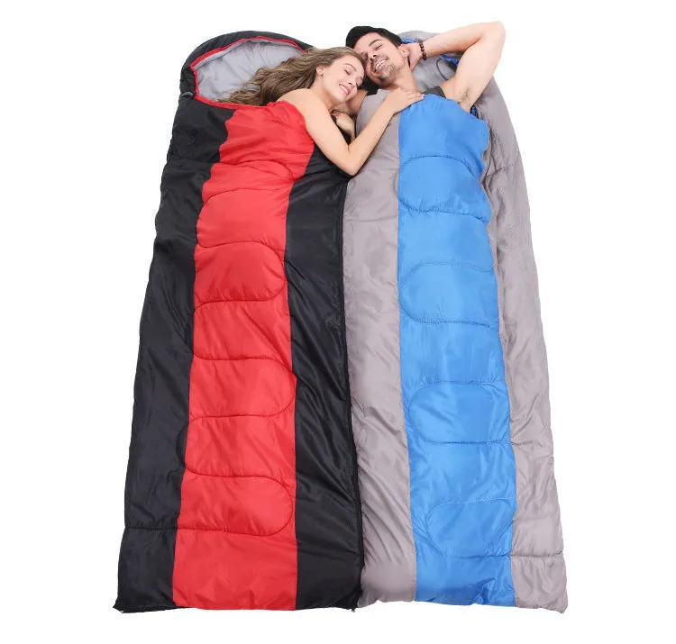 Outdoor Portable Sleeping Bag, Dirty Lunch Break Quilt, Camping Thickened Waterproof Single Can Be Combined With Double Adult Cotton Sleeping Bag.