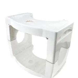 Portable Non-slip Lighten Up Foldable Toilet Squatty Potty Stool  for Home Bathroom