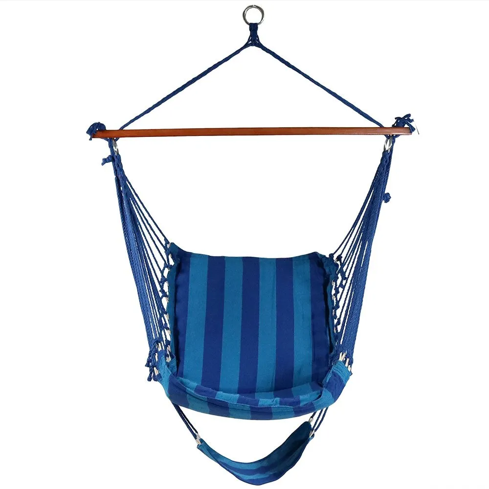 Sunnydaze Hammock Chair Swing with Footrest