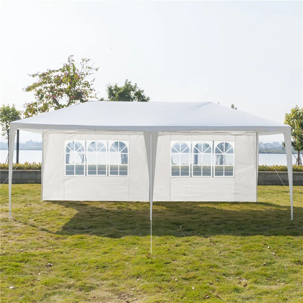 THBOXES 3x6m 6-sided 2 Doors Spiral Tube Pergola Waterproof Tent for Household Wedding Party