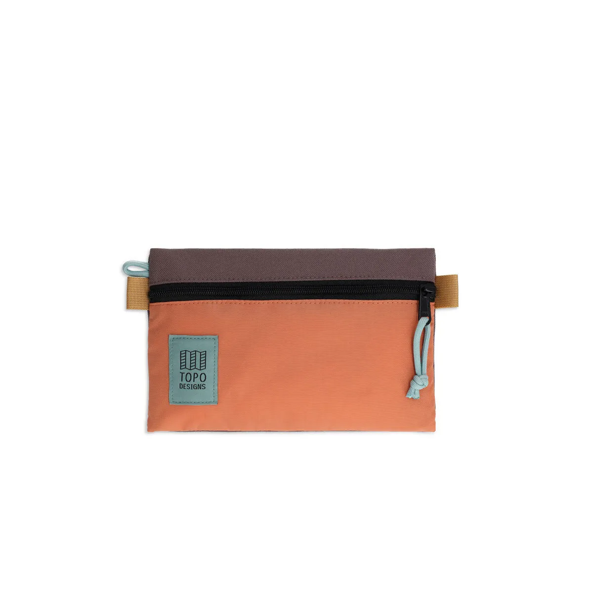 Topo Designs : Accessory Bag : Coral/Peppercorn