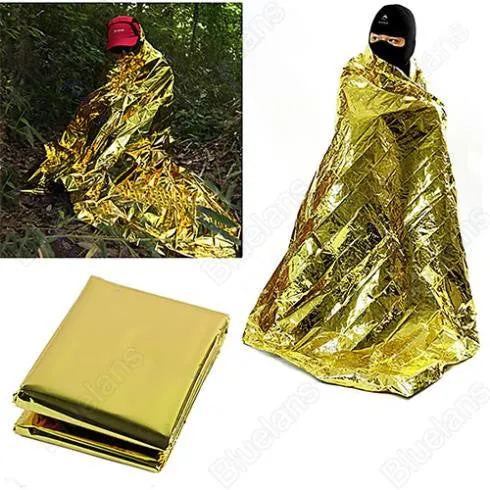 Waterproof Emergency Survival Rescue Blanket Foil Thermal Space First Aid