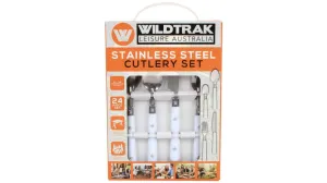 Wildtrak Stainless Steel 24pc Cutlery Set