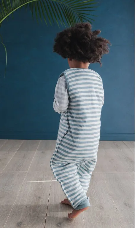 Woolbabe - Wool Winter Sleep Suit - Tide