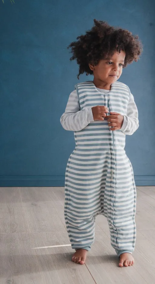 Woolbabe - Wool Winter Sleep Suit - Tide